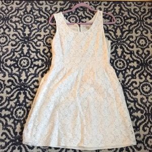 Ann Taylor loft white dress